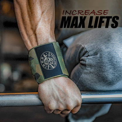 Weightlifting Wrist Wraps - 24" Extra Stiff Heavy Duty, Wrist Support for Gym Workouts, Crossfit, Weights, Powerlifting, Fitness, Exercise, Olympic Lifts, Bench Press