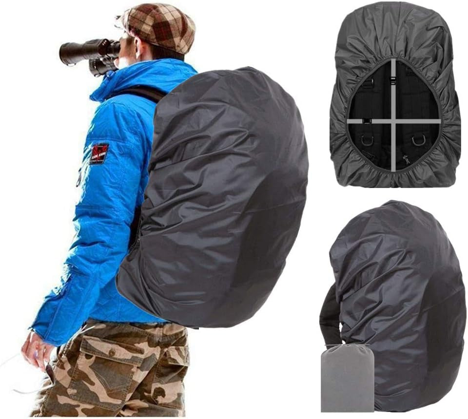 Waterproof Backpack Rain Cover, 12000Mm Ultra-Waterproof, Upgraded Ultra-Strong Multilayers, Antislip Buckle Strap